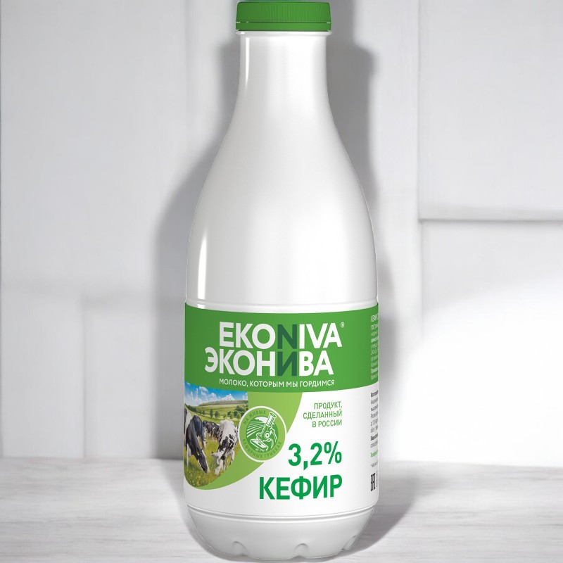 Кефир ЭН 3,2% 1000 гр пэт бут. 1/6