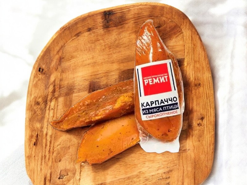 Карпаччо из мяса птицы с/к в/у ~0,15 – 0,2 кг