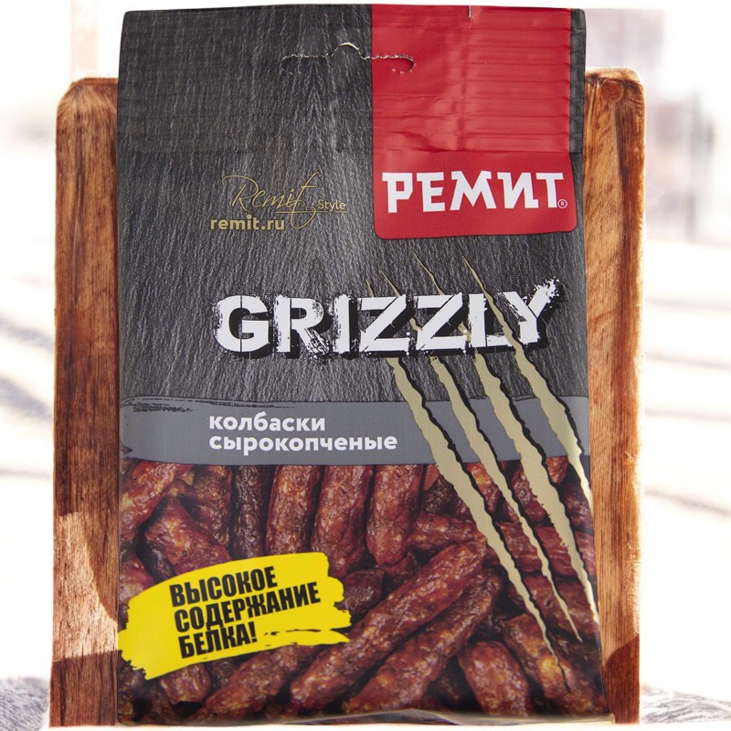 Колбаски с/к КУРИНЫЕ GRIZZLY 300 гр