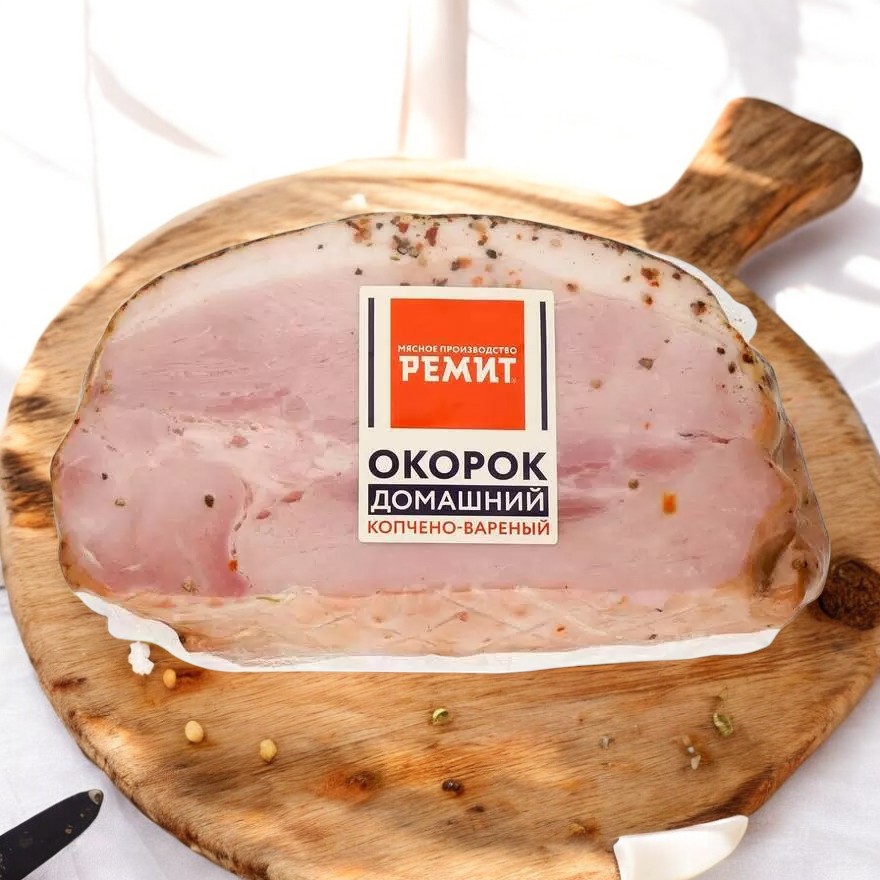 Окорок домашний в/к в/у ~1,2 кг