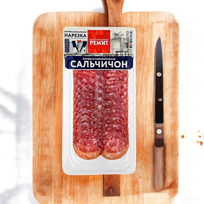 Сальчичон с/к в/у нарезка 70 гр 74972 (1/5)