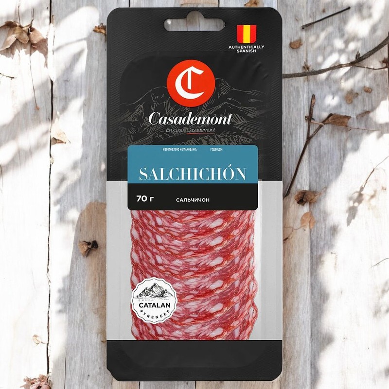 Сальчичон Экстра нарезка с/в 70 г