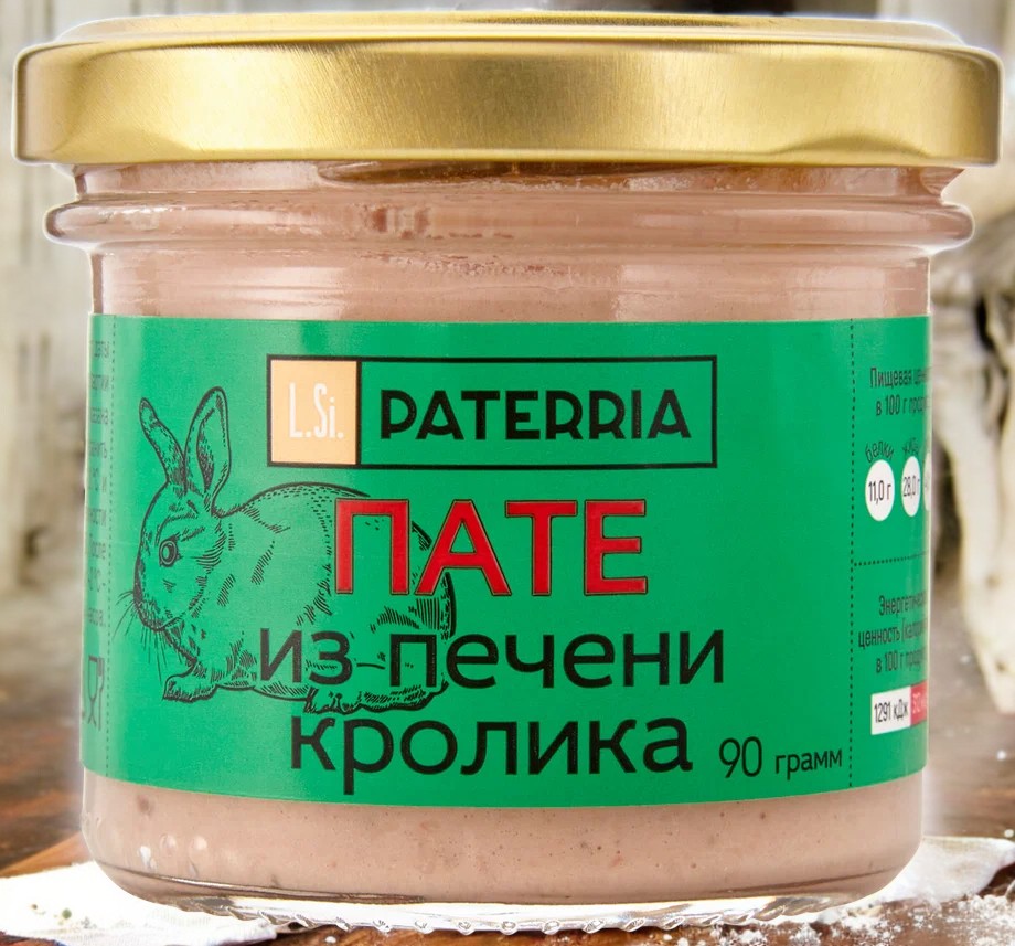 Пате из печени кролика   90 г