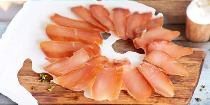 Карпаччо из индейки  нарезка с/в 50г