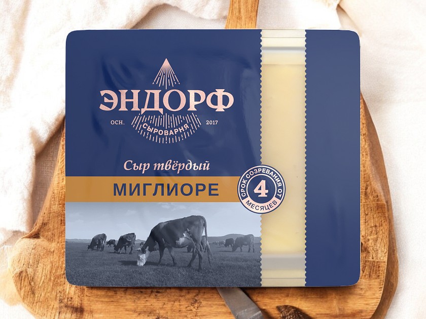 Миглиоре 200г, т.м. Эндорф 50% жирн.