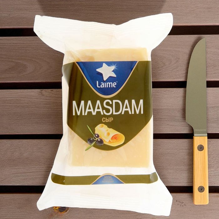 Лайме Маасдам 49% 6шт*150гр кусок (Россия, СПб)КП