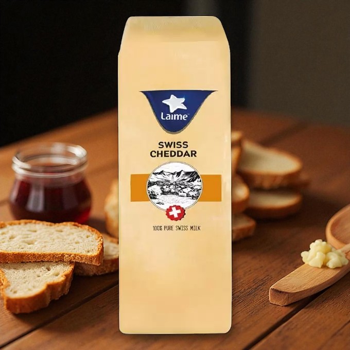 Лайме Чеддар 53% 6шт*150гр кусок (Россия, СПб)КП