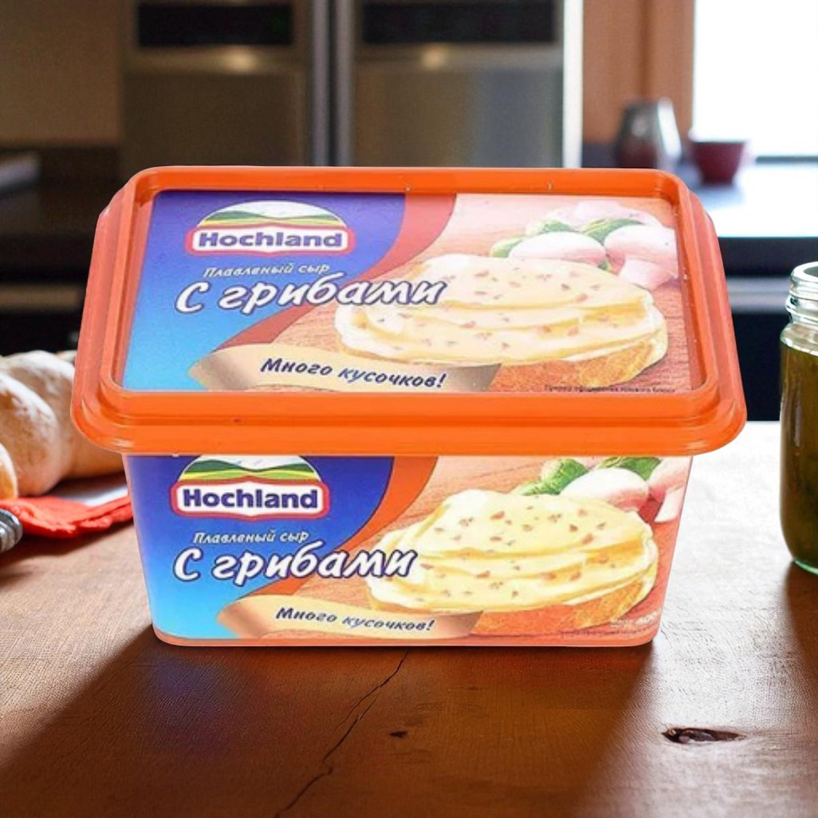 Плавленый сыр с грибами 55% 6шт*400гр (Россия) NEW
