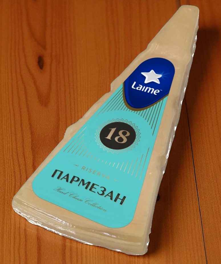 Пармезан Гран Ризерва-18 40% сегмент 4*~1кг(т.з. Laime,Россия, Спб)КП