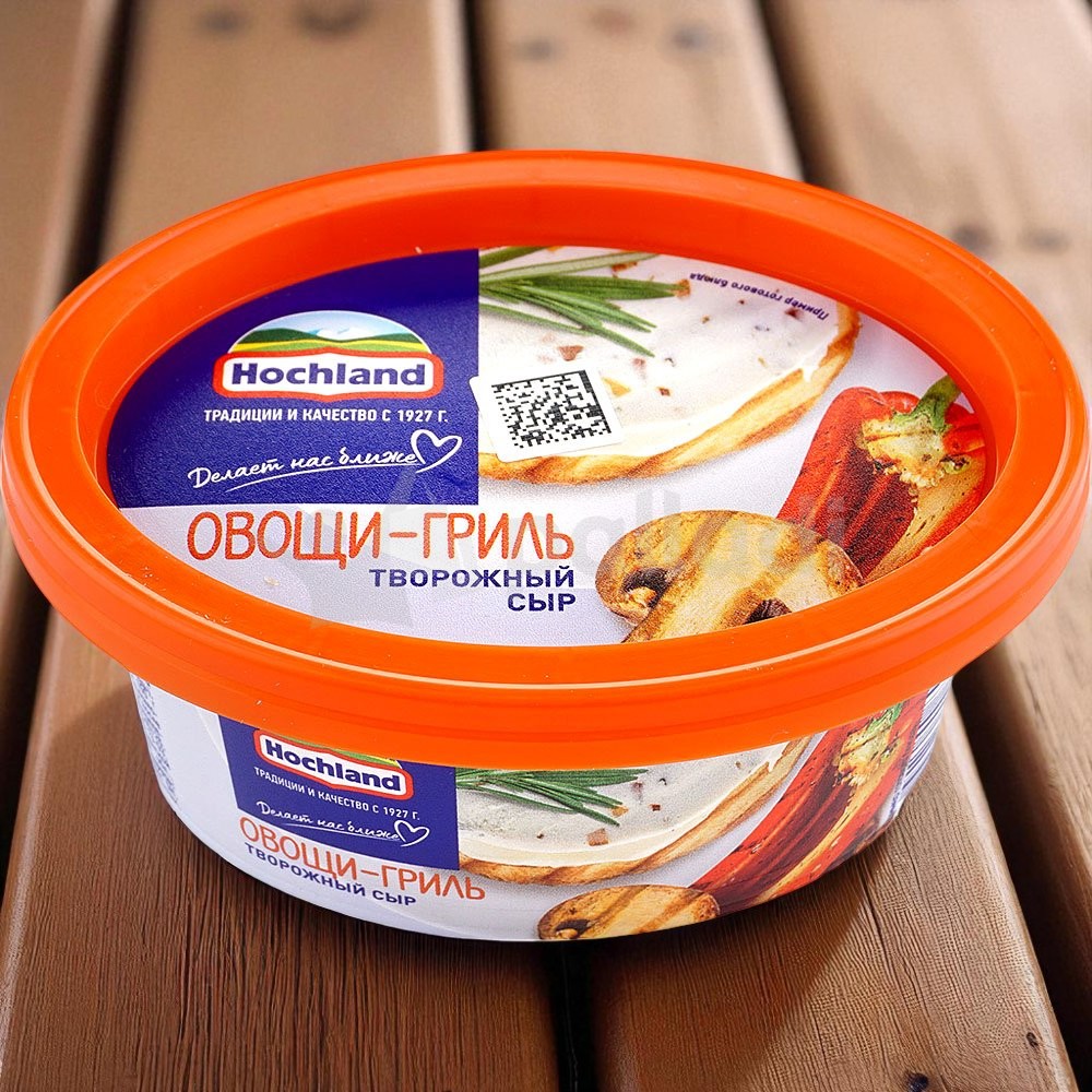 Творожный сыр «Hochland» Овощи-гриль 60% 6шт*140гр (Россия)