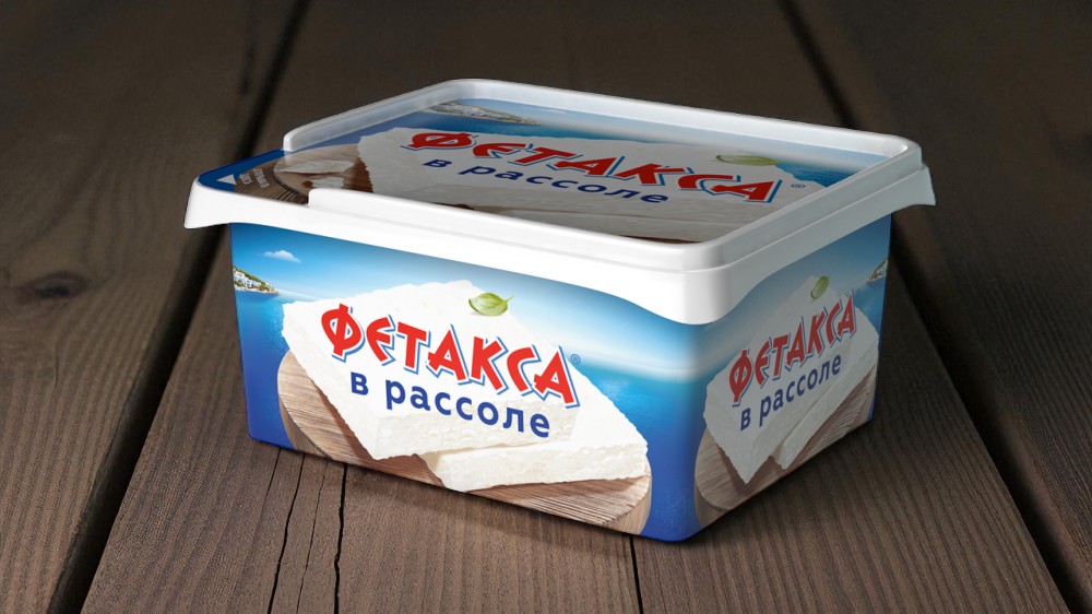 Мягкий сыр в рассоле Фетакса 45% 6шт*480гр (Россия)
