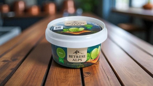 Масло сливочное “Ароматное” с соусом песто м.д.ж. 65% 12шт*110гр BETRESE ALPS (Россия)