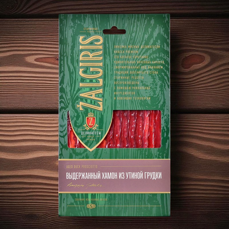 Вяленая утка “Zalgiris” 10шт*50гр (т.з. Zalgiris, ТД ЛИОН)
