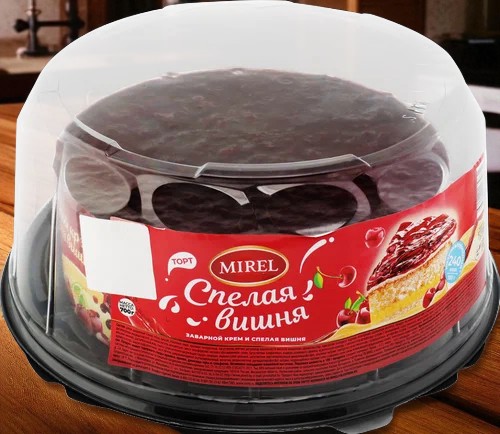 Торт Mirel Спелая вишня 6шт * 700г дефрост (Россия)