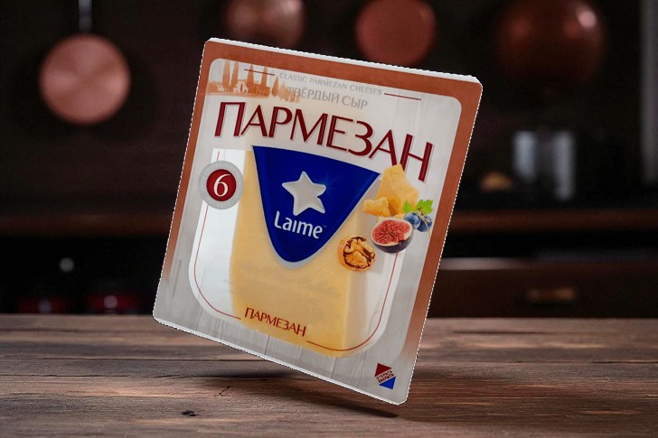 Лайме Пармезан 40% 6 мес. фас 10шт*175гр.(кусок)(Россия, Спб)КП