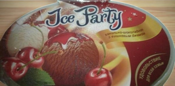 Морож Ванночка “ICEPARTY” вишневое 450гр
