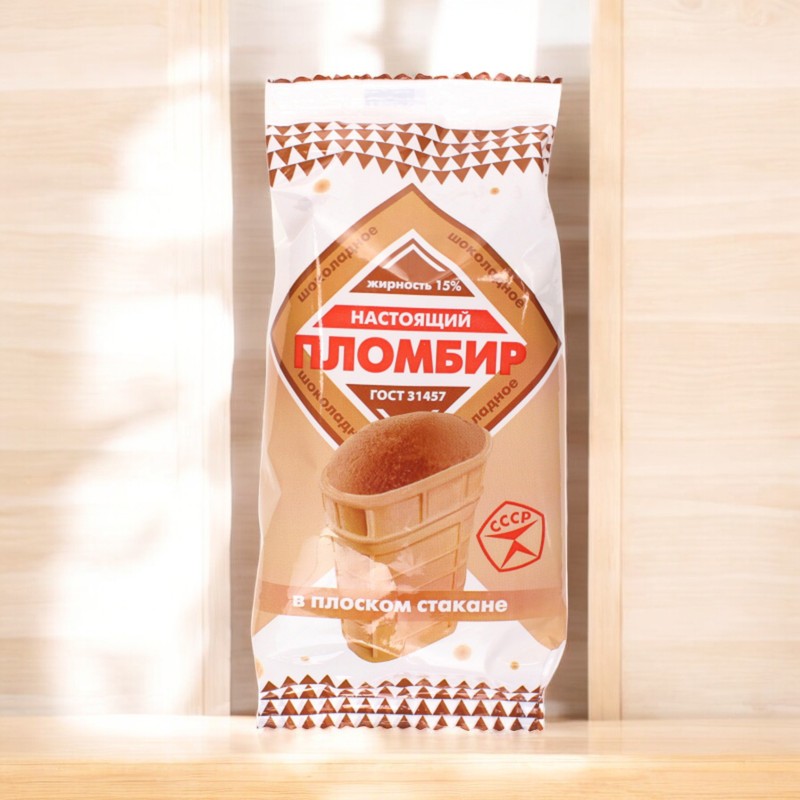 Морож ПЛОСКИЙ (15%) ваф. ст. ШОК 90 г*