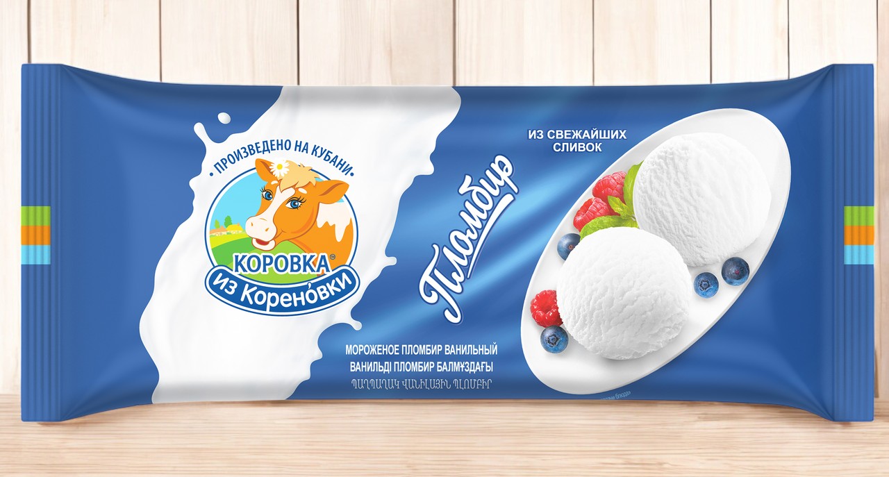 Морож ПОЛЕНО пломбир 15%  400гр*