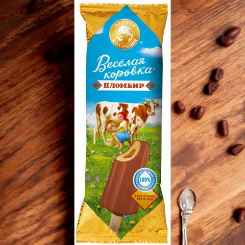 Морож Эскимо Конф. сер. «Веселая Коровка» 65 гр