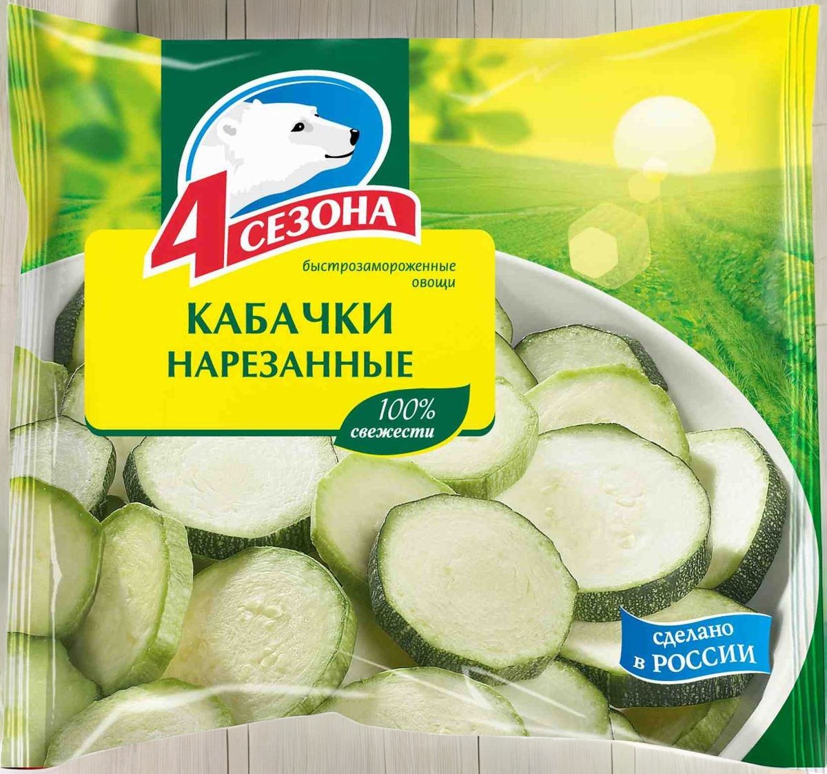 Овощи/Кабачки нарез 400г*