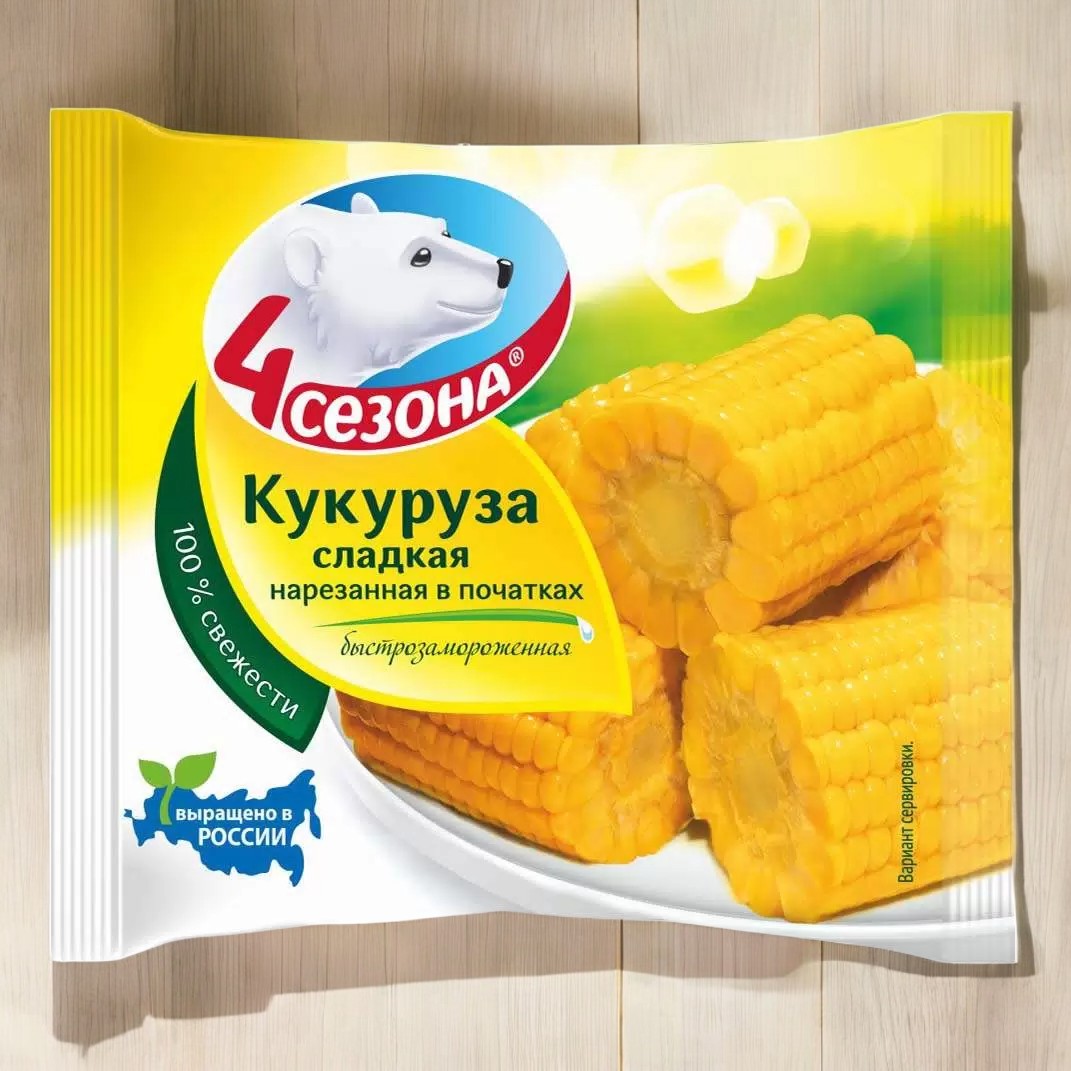 Овощи/Кукуруза сладкая в початках 450г*