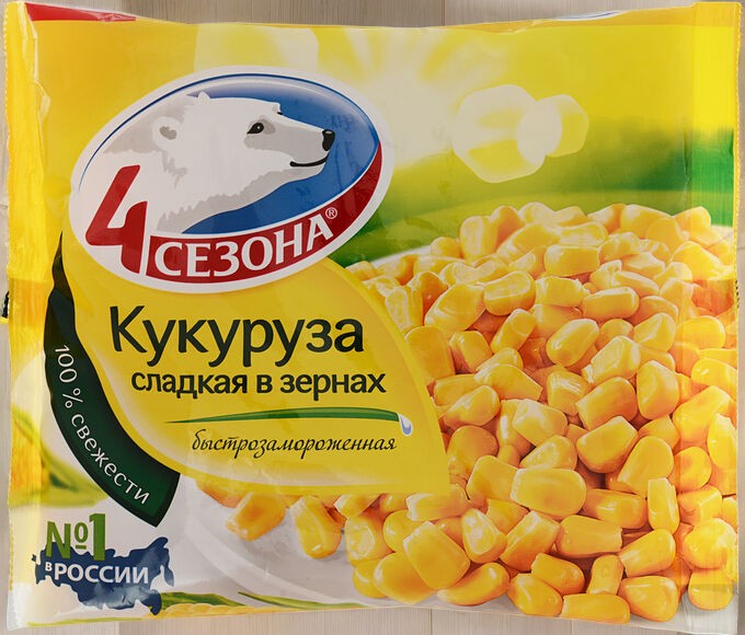 Овощи/Кукуруза сладкая зерно 400г*