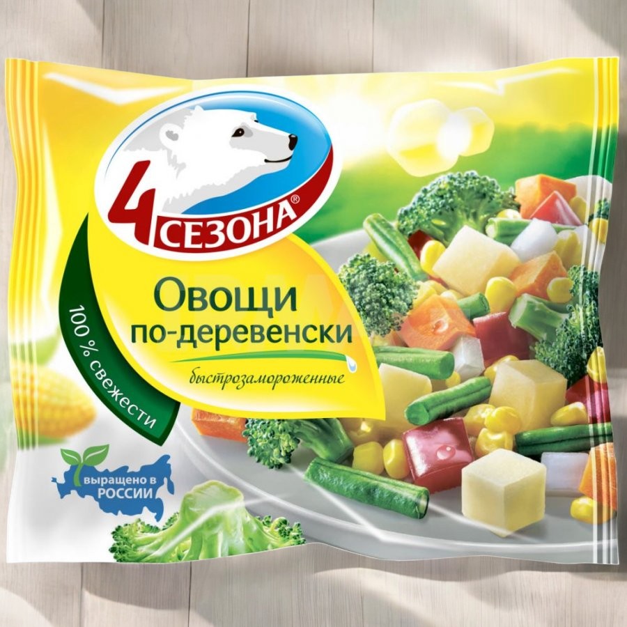 Овощи/Овощи по-деревенски 400г*