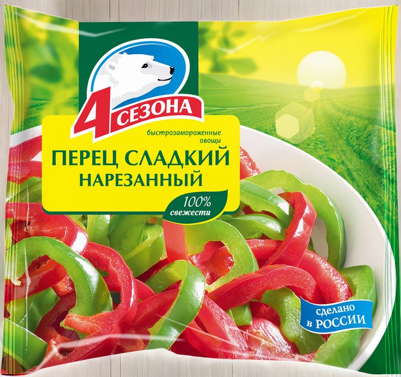 Овощи/Перец сладкий рез.400г*