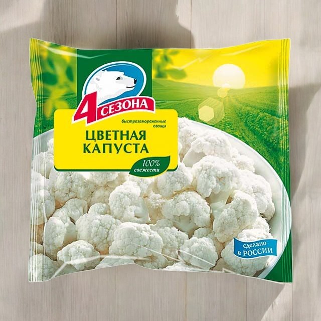 Овощи/Цветная капуста 400г*