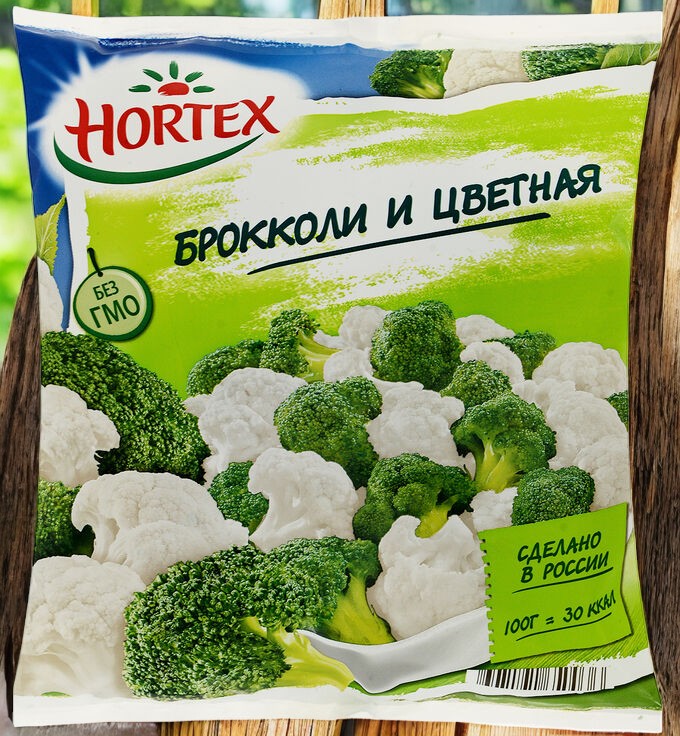 З/Овощи/Брокколи и цветная капуста 0,4
