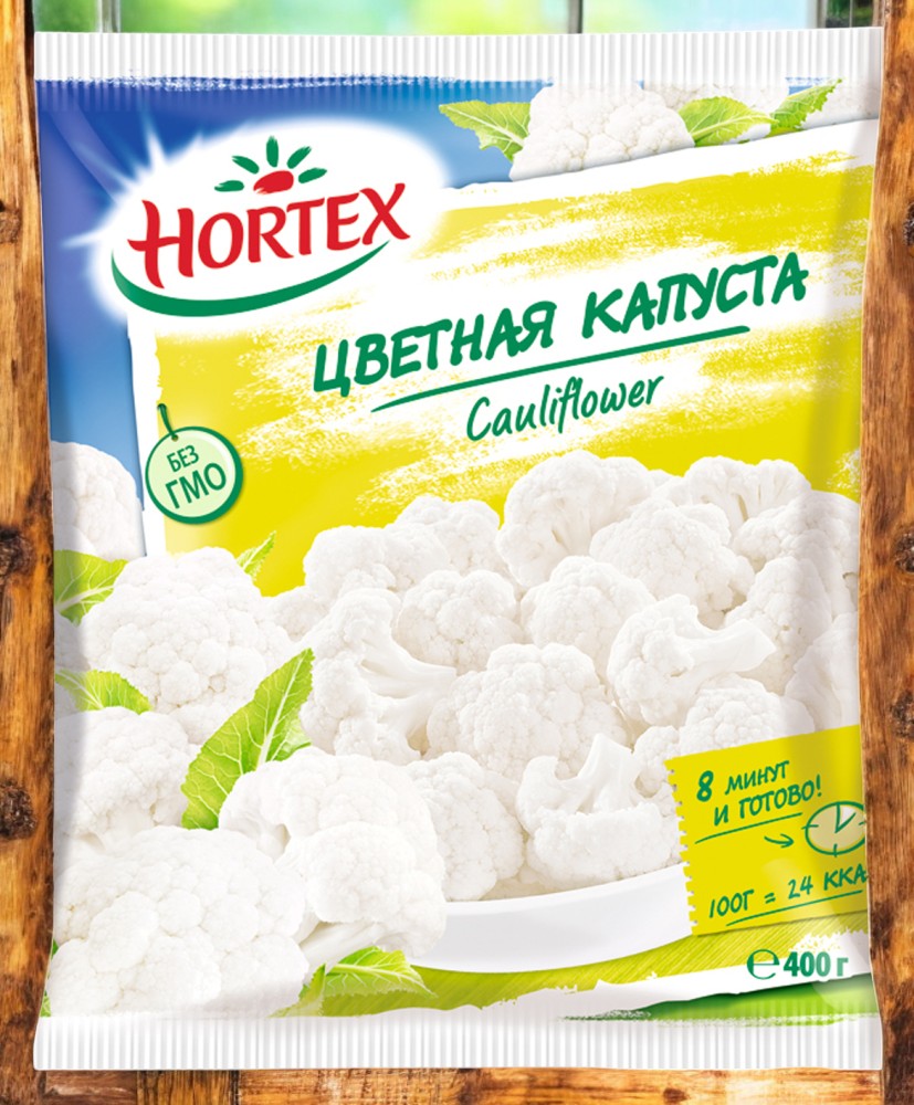 З/Овощи/Цветная капуста 400г