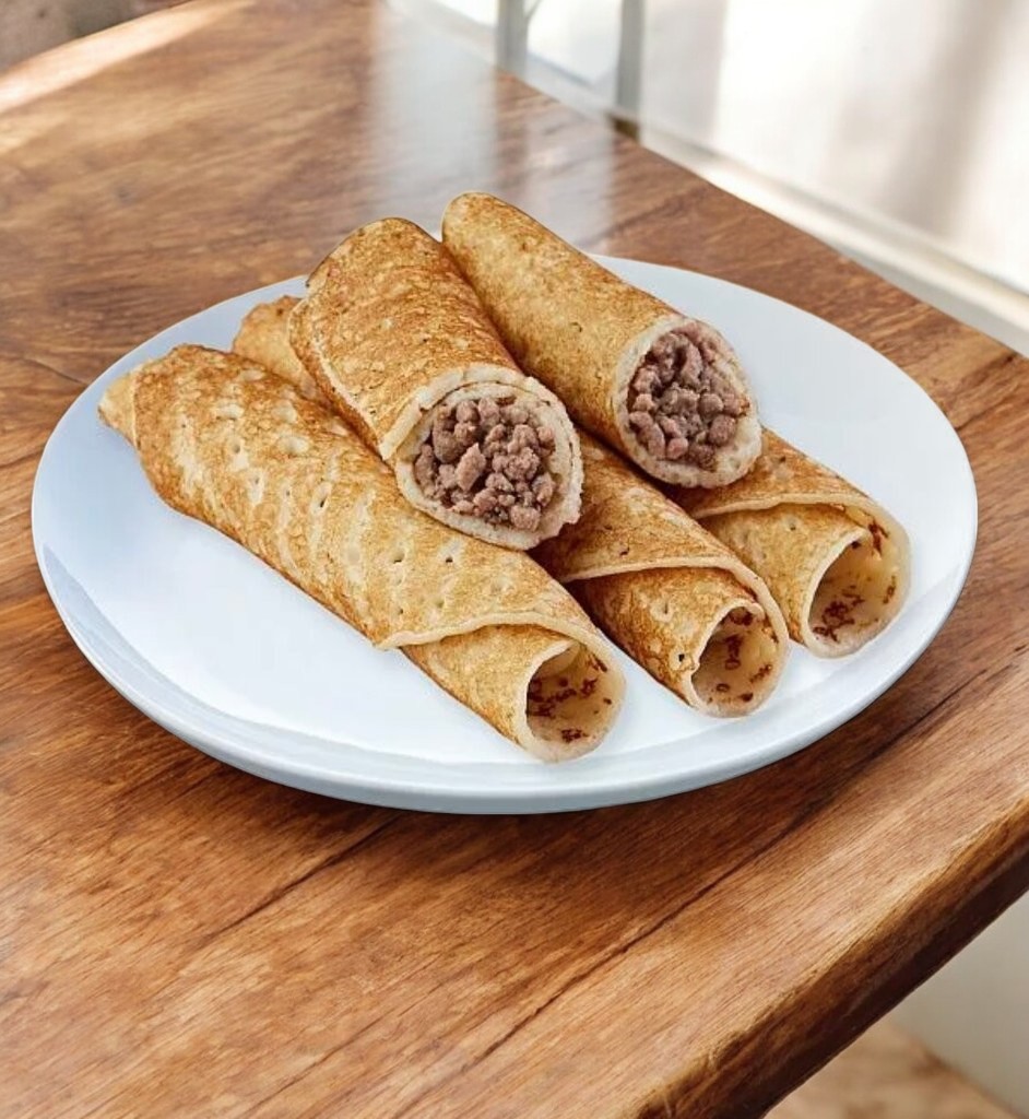 Блинчики “С пылу с Жару” с мясом вес 6 кг