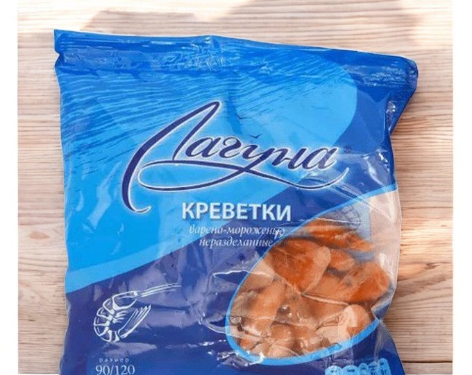 Креветки “ЛАГУНА” 80+ 800г