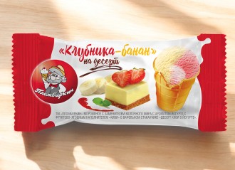 Морож Ваф.ст.”На Десерт ” БАНАН/КЛУБНИКА 70 г