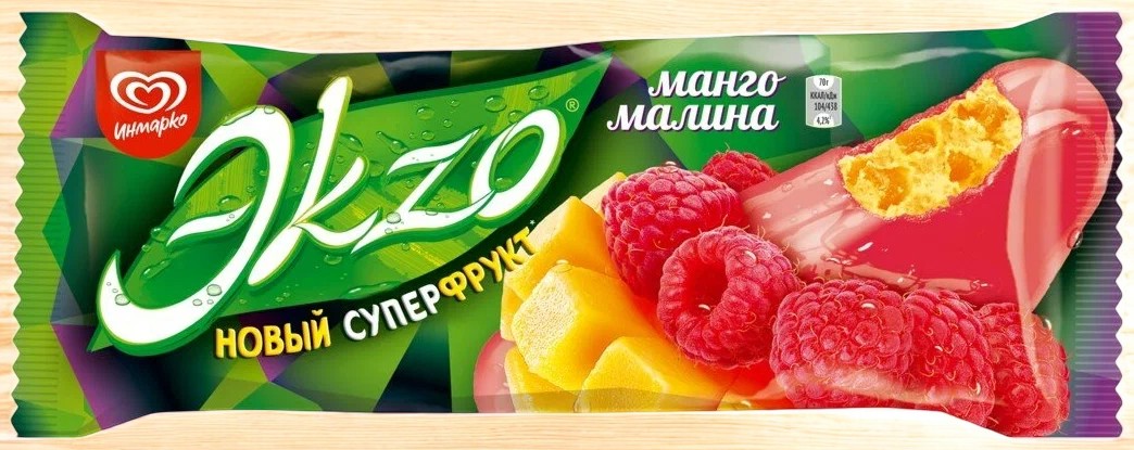 Морож Эскимо Экзо” Манго-Малина 70гр*