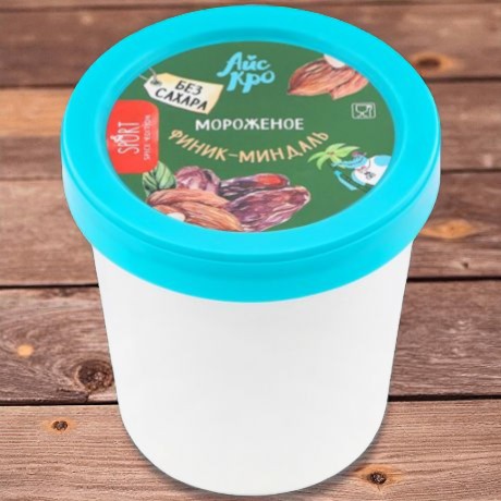 НОВИНКА! Мороженое АйсКро Сливочное с фундучной пастой,
310 гр.