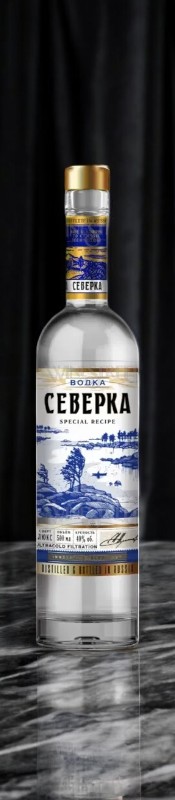 Водка “СЕВЕРКА” 40% 0,5