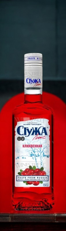 Настойка полусладкая “Стужа люкс клюквенная”, 35% 0.375 (фас.20)