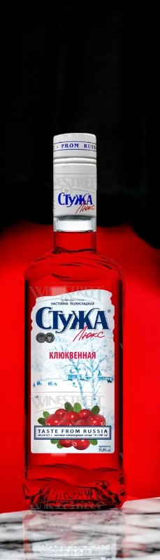 Настойка полусладкая “Стужа люкс клюквенная”, 35% 0.5 (фас.16)