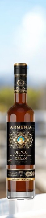 Коньяк армянский “ОРРАН” (“ORRAN”), 7 лет, 40%, 0.5л (в подарочной упаковке)