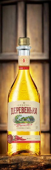 Настойка горькая “Солнечная деревенька перцовая на солодовом спирте “Альфа”, 36.6% 0.5 ф-6