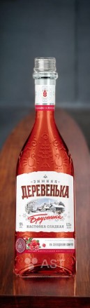 Настойка сладкая “Зимняя деревенька брусника” 19% 0,25
