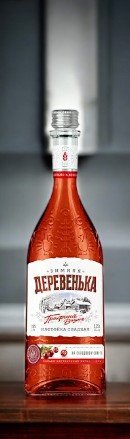 Настойка сладкая “Зимняя Деревенька Графиня-Вишня 19% 0,25