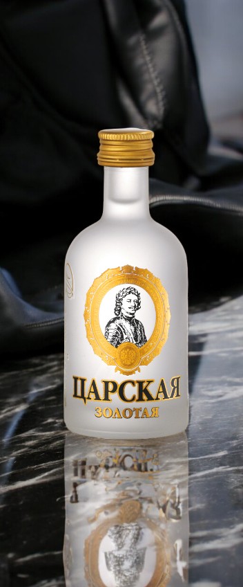 Водка “Царская Золотая”, 40% 0.05