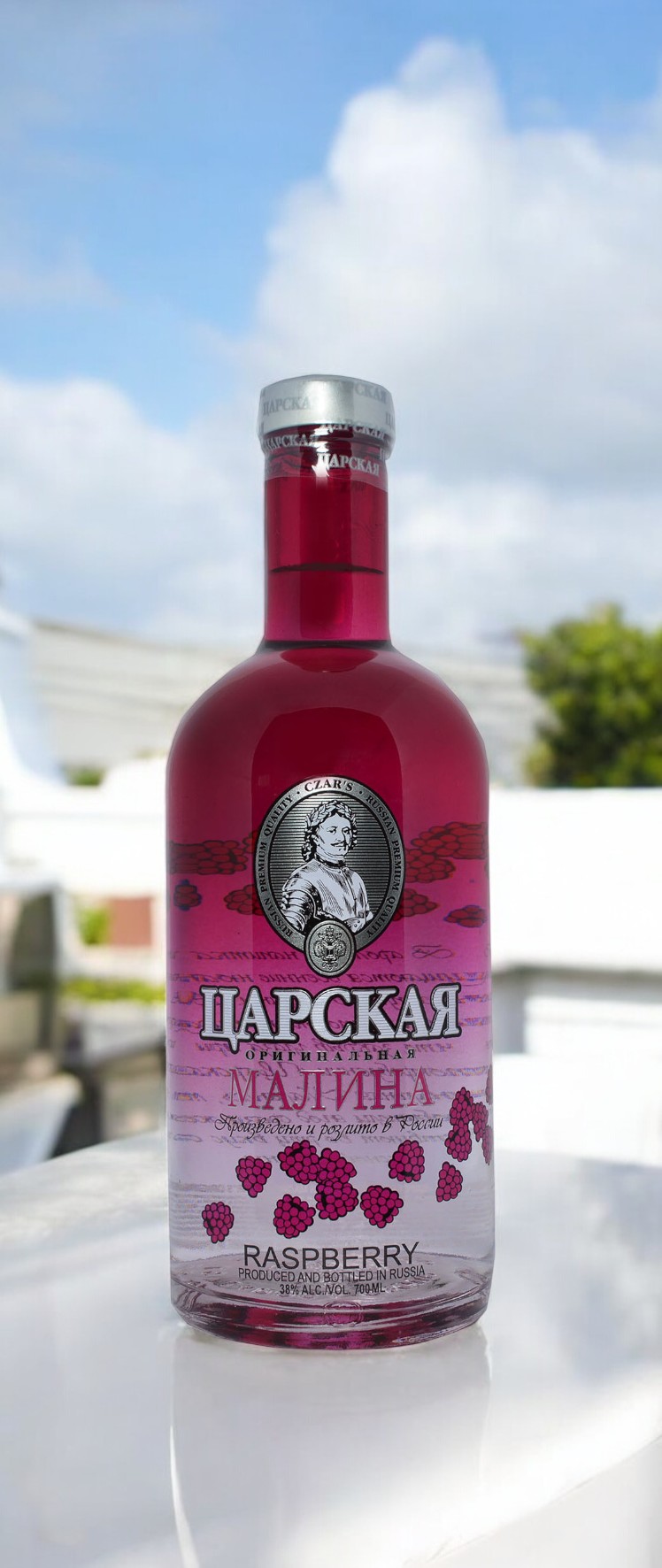 Настойка горькая “Царская Оригинальная Малина (CZAR’S ORIGINAL RASPBERRY)” , 38% 0.7 ф-6