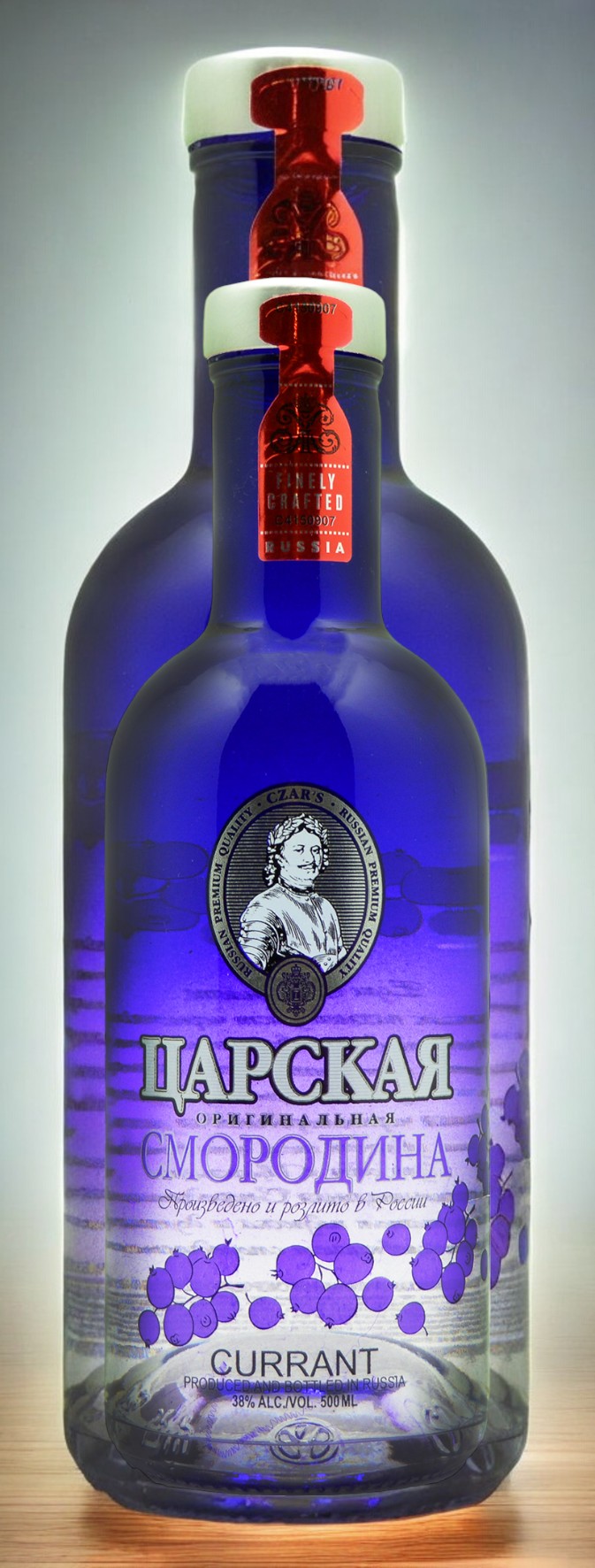 Настойка горькая “Царская Оригинальная Смородина (CZAR’S ORIGINAL CURRANT)” , 38% 0.7 ф-6