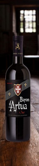 Вино ординарное сухое красное «Барон д’Артуа» («Baron d”Artua») 8,5-16.5% 0.75