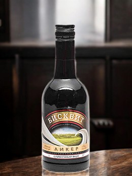 Ликер эмульсионный “БИСКВИТ СЛИВОЧНЫЙ ВКУС” 18%, 0,5л