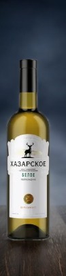 Вино полусладкое белое “ХАЗАРСКОЕ” 11,5-13,5% 0,75