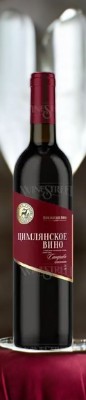 Российское вино с ЗГУ “Долина Дона” сухое красное “ЦИМЛЯНСКОЕ-Ц” 12-13% 0,75